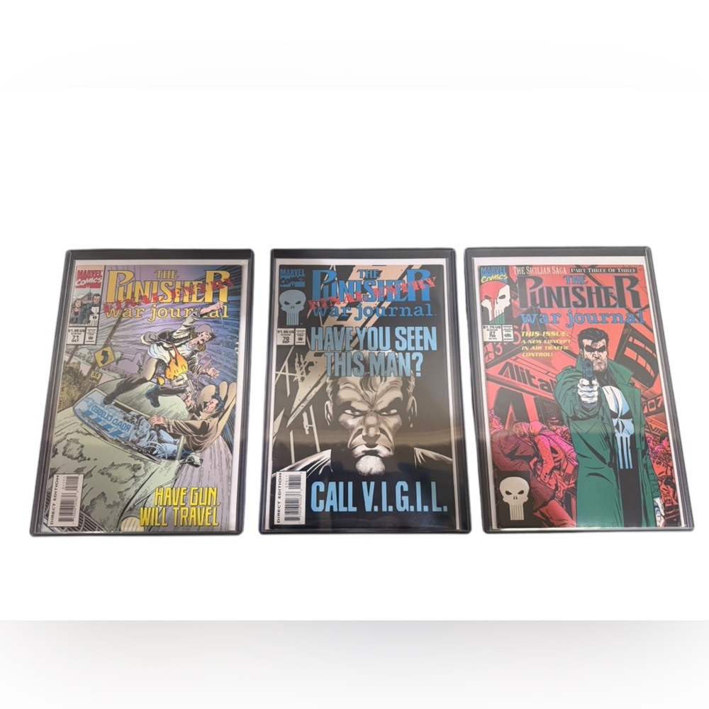 The Punisher War Journal Comics Lot (3)